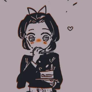 🥥 Аниме, Мультфильм, Милый, Персонаж, Рисунок, Каваий, Девушка, Сердце telegram sticker