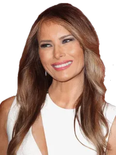 😁 Melania Trump Melania Trump, politico, ex first lady, USA, ritratto whatsapp sticker