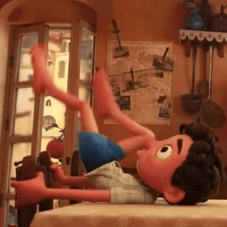 😵‍💫 Luca luca, disney, comic, figur, pixar, film, animation telegram sticker