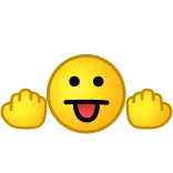 🖕 Emoji, język, szczęśliwy whatsapp sticker