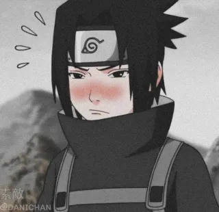 ☺️ Sasuke Uchiha Naruto 애니, 사스케, 우치하, 나루토, 만화, 닌자 telegram sticker