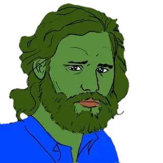 😐 pepe, meme, cultura da internet, triste, meme da internet whatsapp sticker