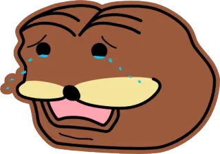 😭 ร้องไห้, มีม, เศร้า, อิโมจิ, สติกเกอร์, การ์ตูน telegram sticker