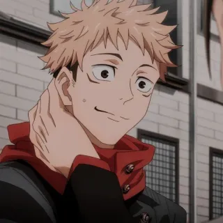 😅 Yuji Itadori Jujutsu Kaisen Аниме, Манга, Jujutsu Kaisen, Юдзи Итадори, Сёнен telegram sticker
