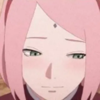 🌟 Sakura Haruno Naruto アニメ, さくら, ナルト, 女の子, ピンク髪, かわいい telegram sticker