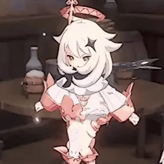 🍥 Paimon Genshin Impact 动漫, 电子游戏, 可爱, 幻想, 应急食品 whatsapp sticker
