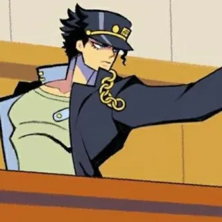 🤬 Jotaro Kujo JoJo's Bizarre Adventure Anime, Jojo, Jotaro, Personaje, Manga, Personaje anime telegram sticker