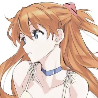 💗 Asuka Langley Soryu Neon Genesis Evangelion アニメ, マンガ, キャラクター, 女の子, 惣流・アスカ・ラングレー, エヴァンゲリオン whatsapp sticker