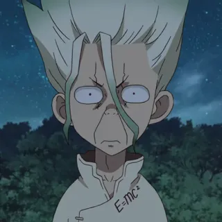 🌏 E=mc^2 anime, science, equation, physics telegram sticker