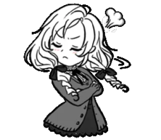 😤 arrabbiato, frustrato, anime, manga, irritato, cartone animato whatsapp sticker