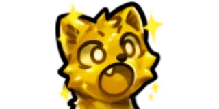 😮 mèo, biểu tượng cảm xúc, dễ thương, động vật, nhãn dán telegram sticker