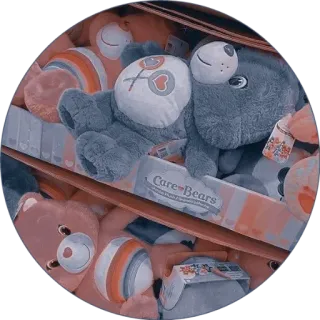 🏹 Care-Bears care bears, stuffed animals, toys, retro, cute telegram sticker