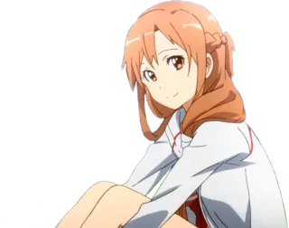 🙂 Asuna Sword Art Online Anime, Fille, Personnage, Sword Art Online, Asuna whatsapp sticker