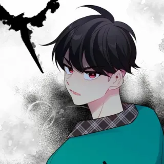 😠 อนิเมะ, มังงะ, ตัวละคร, เด็กผู้ชาย telegram sticker