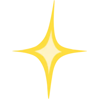 ✨ brilho, estrela, glitter, brilhar, amarelo, brilhante telegram sticker