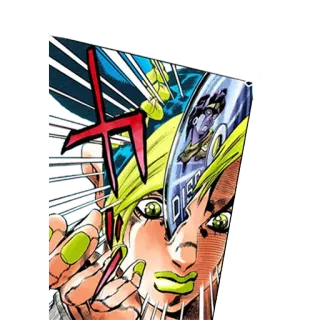 📀 Jolyne Cujoh JoJo's Bizarre Adventure jojo, jojos bizarre adventure, anime, manga, jolyne cujoh, stone ocean telegram sticker