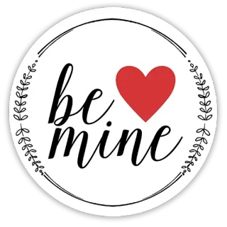 💚 be mine love, heart, valentine, romantic, message telegram sticker