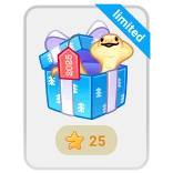 🎁 limited prezent, pudełko, wąż, kobra, zwierzę, upominek, limitowany whatsapp sticker