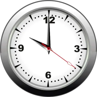 🕙 clock, time, watch, analog, hour, minute, second, face telegram sticker