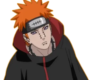😟 Pain Naruto Anime, Naruto, Pain, Personagem, Mangá whatsapp sticker