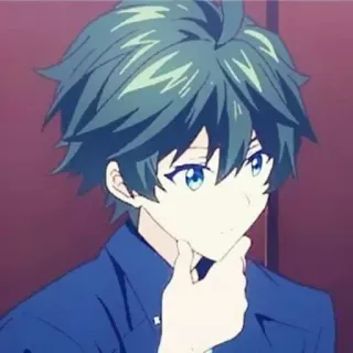 🤔 Anime, Personaggio, Maschile, Ritratto telegram sticker