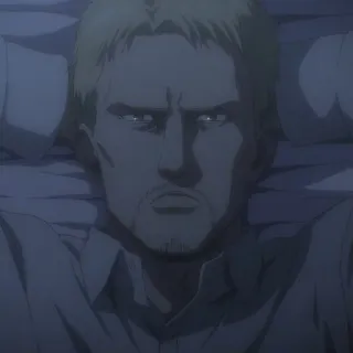 ♥️ Reiner Braun Attack on Titan anime, sad, character, reiner, attack on titan telegram sticker
