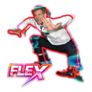 💃 FLEX flex, dance, celebration, joy, person, jumping, success telegram sticker