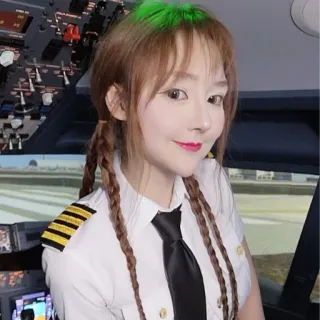 😳 piloto, aviación, uniforme, vuelo, avión, simulador, cabina whatsapp sticker