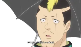 ☂ Are you stupid or what? telegram sticker
