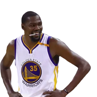 🏀 Kevin Durant Pallacanestro, Kevin Durant, Sport, Atleta, Golden State Warriors, NBA telegram sticker