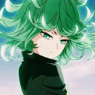 📎 Tatsumaki One-Punch Man Anime, Manga, One-Punch Man, Tatsumaki, Tornado del Terror, Esper, Héroe telegram sticker