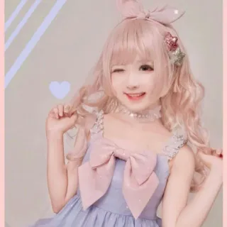 🍼 lindo, anime, kawaii, cosplay, chica telegram sticker
