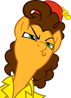 😠 cartoon, pony, character, animal, horse telegram sticker
