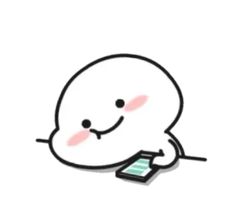 🍼 การ์ตูน, น่ารัก, สมาร์ทโฟน, หยด, อนิเมชั่น telegram sticker