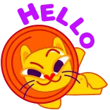👋 Hello löwe, hallo, gruß, tier, freundlich, niedlich telegram sticker
