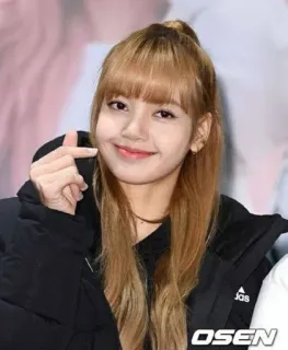 🌟 Lisa k-pop, chanteur, idole, asiatique, blackpink telegram sticker
