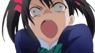 😡 Anime, Grito, Shock, Expresión, Dibujos animados telegram sticker
