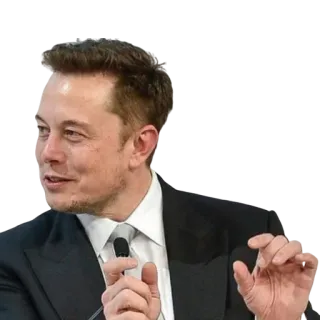 🤏 Elon Musk Elon Musk, empresário, empreendedor, político telegram sticker