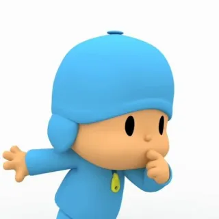 👀 Pocoyo pocoyo, cartoon, child, animation, character telegram sticker
