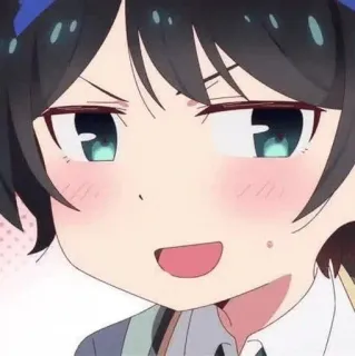 💙 anime, cartoon, manga, cute, girl telegram sticker