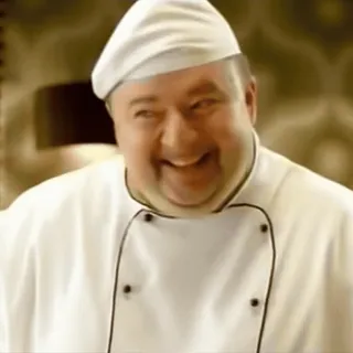 😀 chef, cook, portrait, person, smile whatsapp sticker