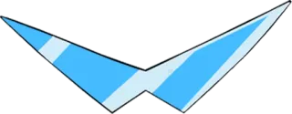 👓 glasses, blue, anime, gurren lagann whatsapp sticker