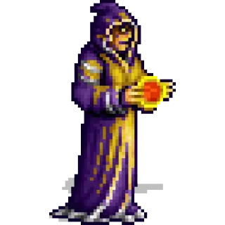 🌳 wizard, magic, pixel art, fantasy, mage, sorcerer telegram sticker