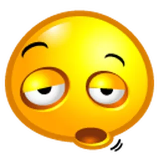 😴 emoji, ennuyé, visage, expression whatsapp sticker