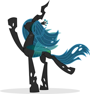 💃 Queen Chrysalis My Little Pony: Friendship Is Magic Desenho animado, MLP, My Little Pony, Rainha Chrysalis, Vilão whatsapp sticker