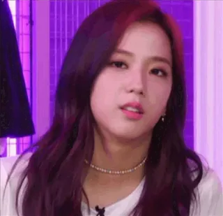 🐚 Jisoo Jisoo, K-pop, Blackpink, zangeres, beroemdheid, portret, vrouw telegram sticker