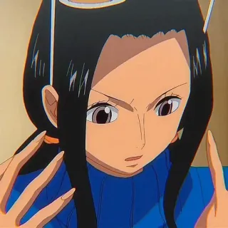 📚 Nico Robin One Piece Nico Robin, One Piece, anime, manga whatsapp sticker