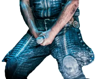 😟 cantante, micrófono, actuación, escenario, hombre whatsapp sticker