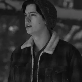 🇲🇭 Jughead Jones Riverdale personne, veste, bonnet, Jughead Jones, Riverdale telegram sticker