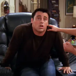 😬 Joey Tribbiani Friends Série TV, Friends, Joey Tribbiani, Sitcom, Personne, Acteur telegram sticker